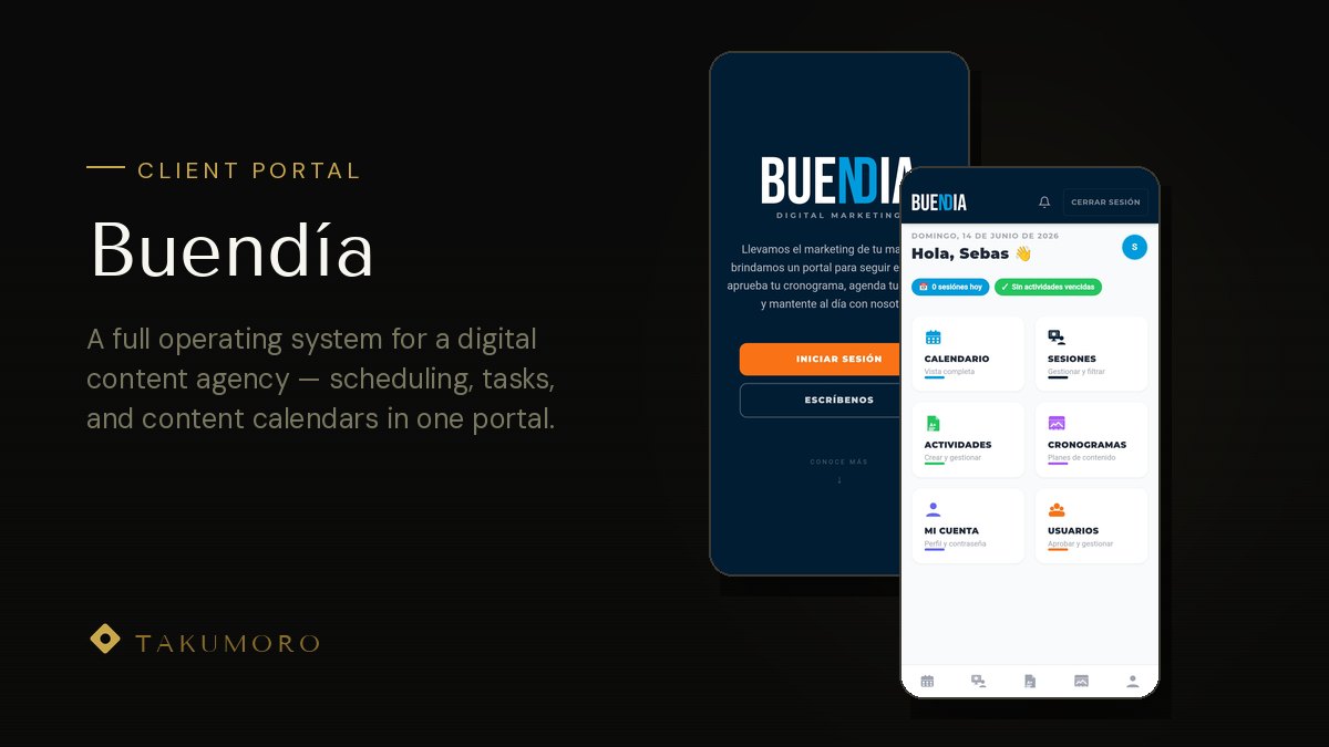 Client Portal — Digital Content Agency