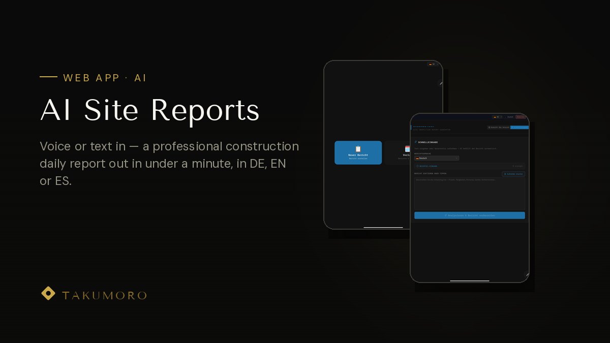 AI Site Report Generator